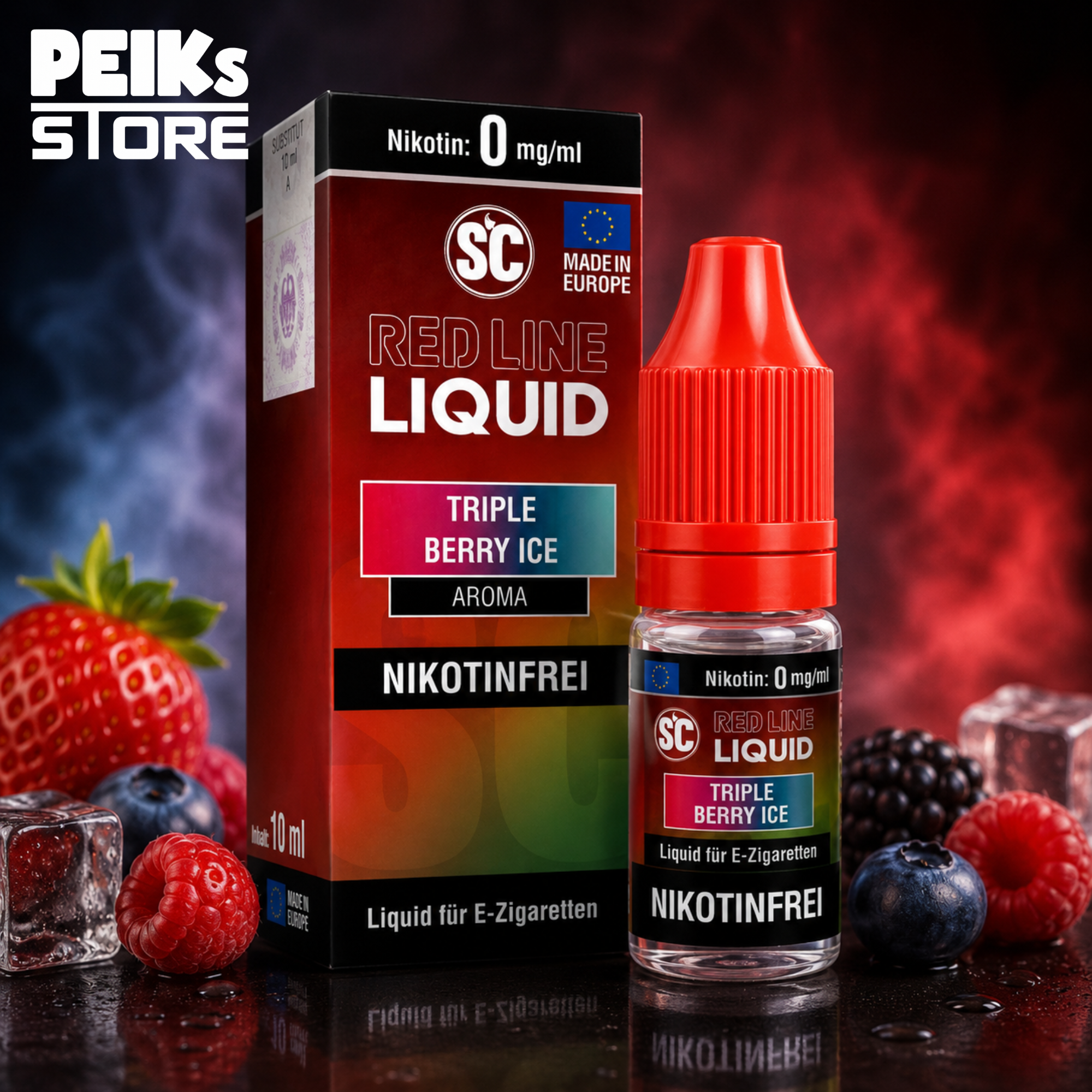 SC | Redline Liquid | 10ml/0mg Nikotinsalz | verschiedene Sorten