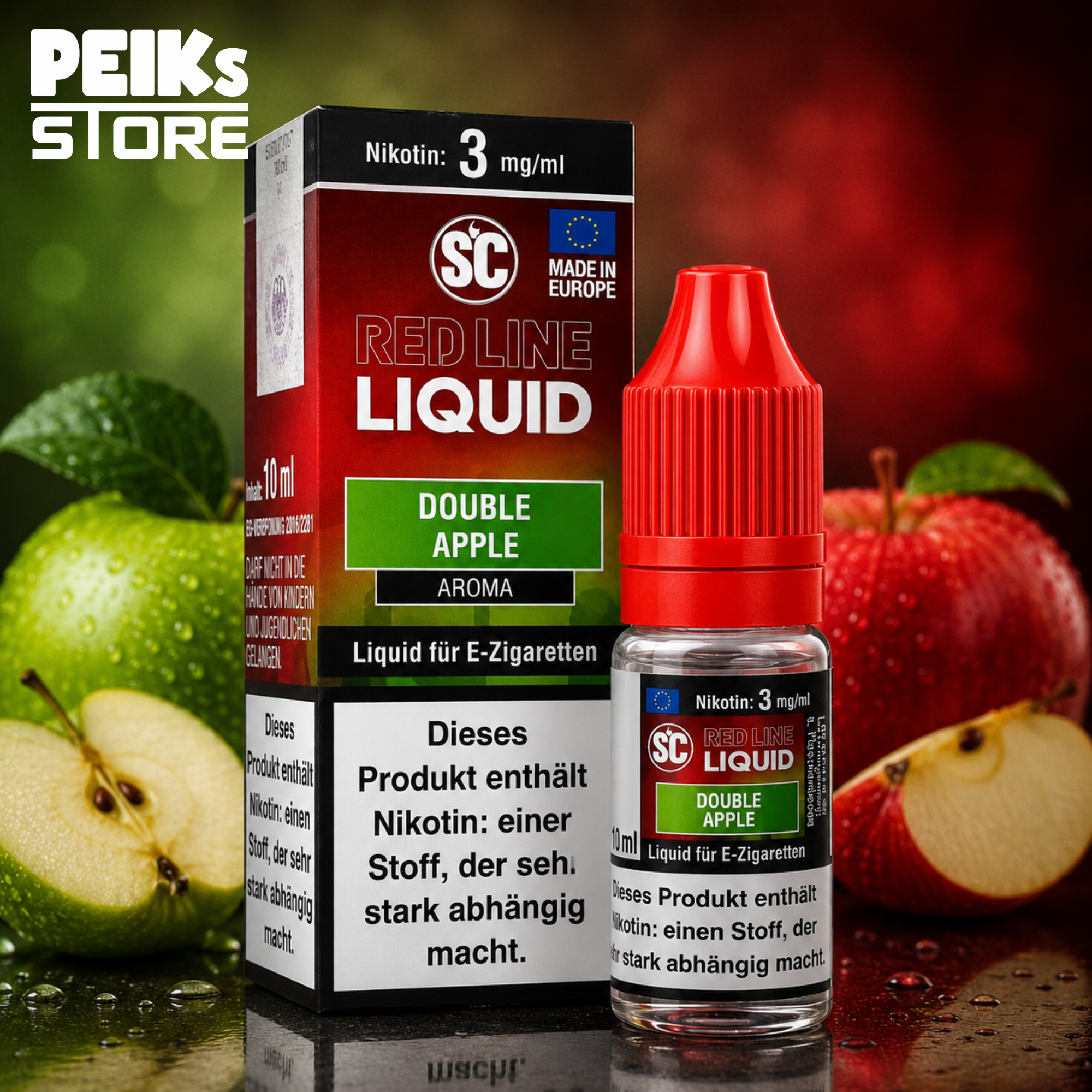 SC | Redline Liquid | 10ml/3mg Nikotinsalz | verschiedene Sorten