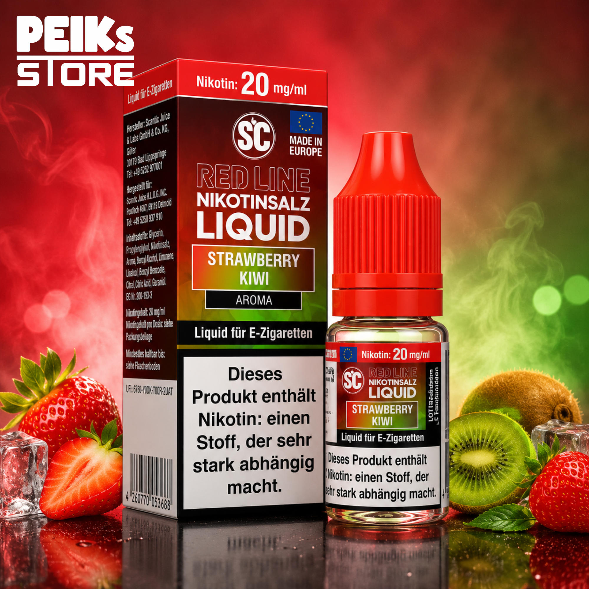 SC | Redline Liquid | 10ml/20mg Nikotinsalz | verschiedene Sorten