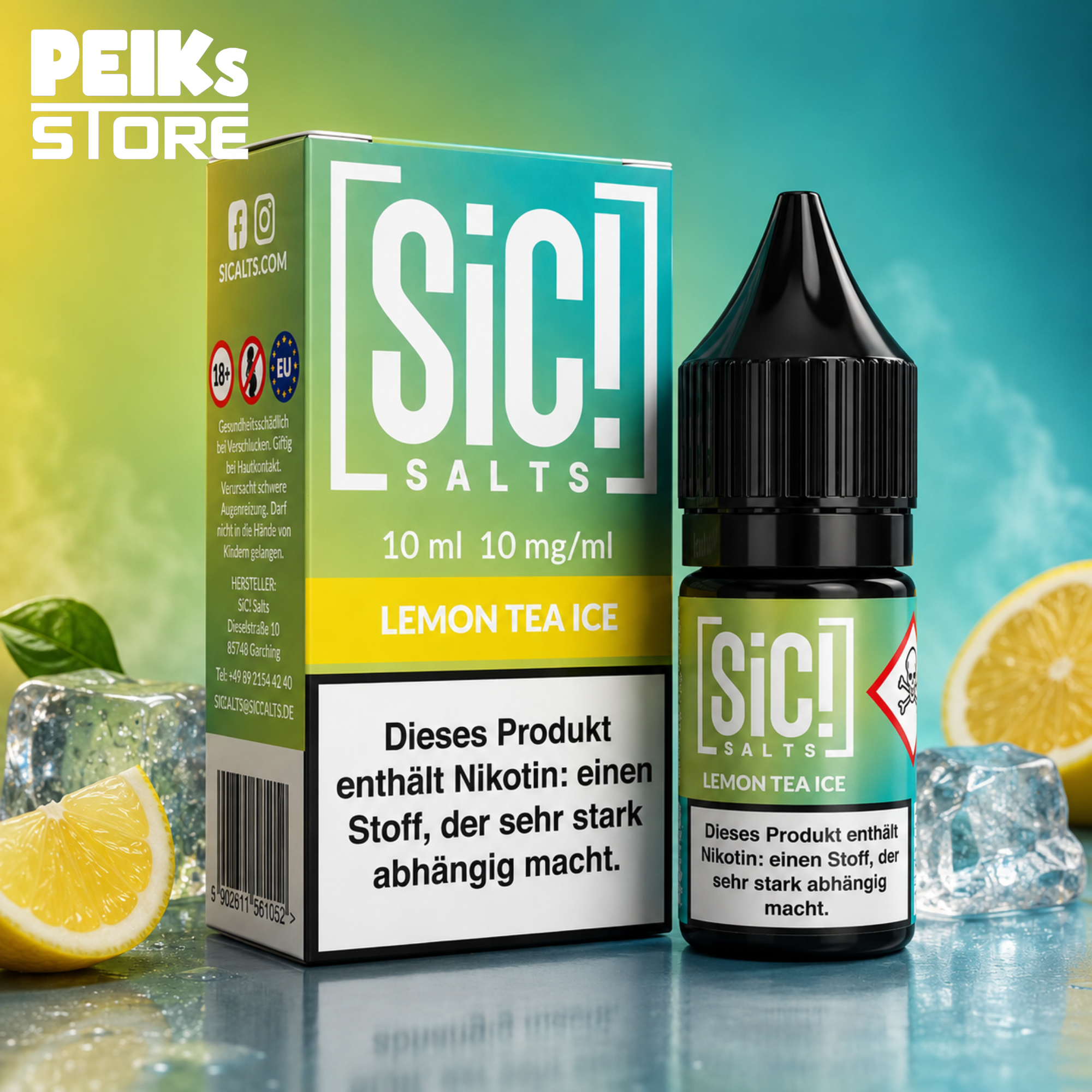 SIC! | 10ml/10mg Nikotinsalz | verschiedene Sorten