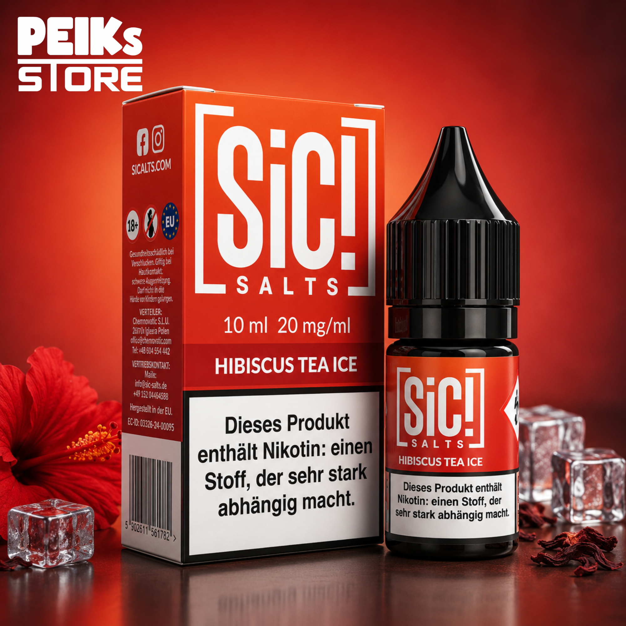 SIC! | 10ml/20mg Nikotinsalz | verschiedene Sorten