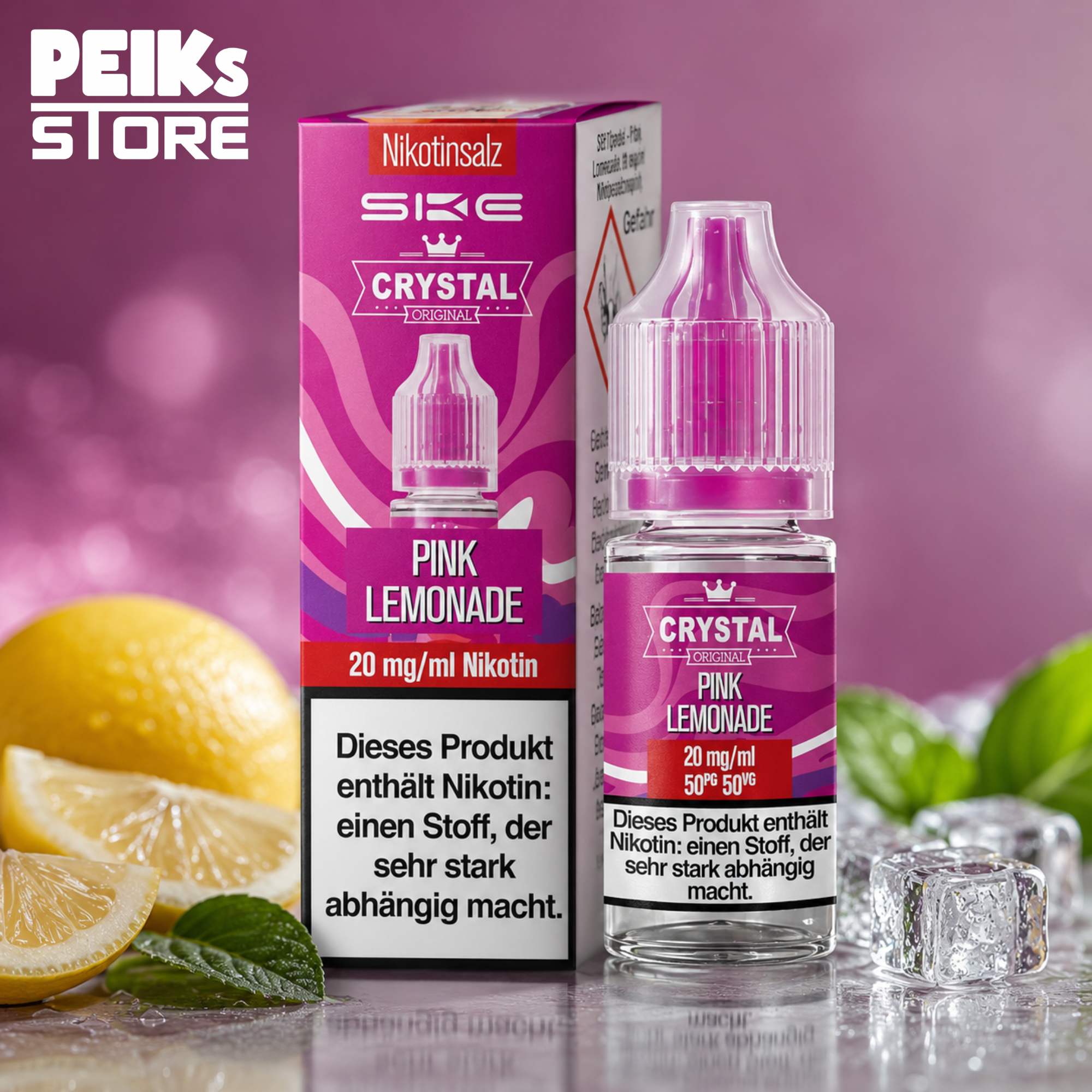 SKE Crystal | 10ml/20mg Nikotinsalz | verschiedene Sorten