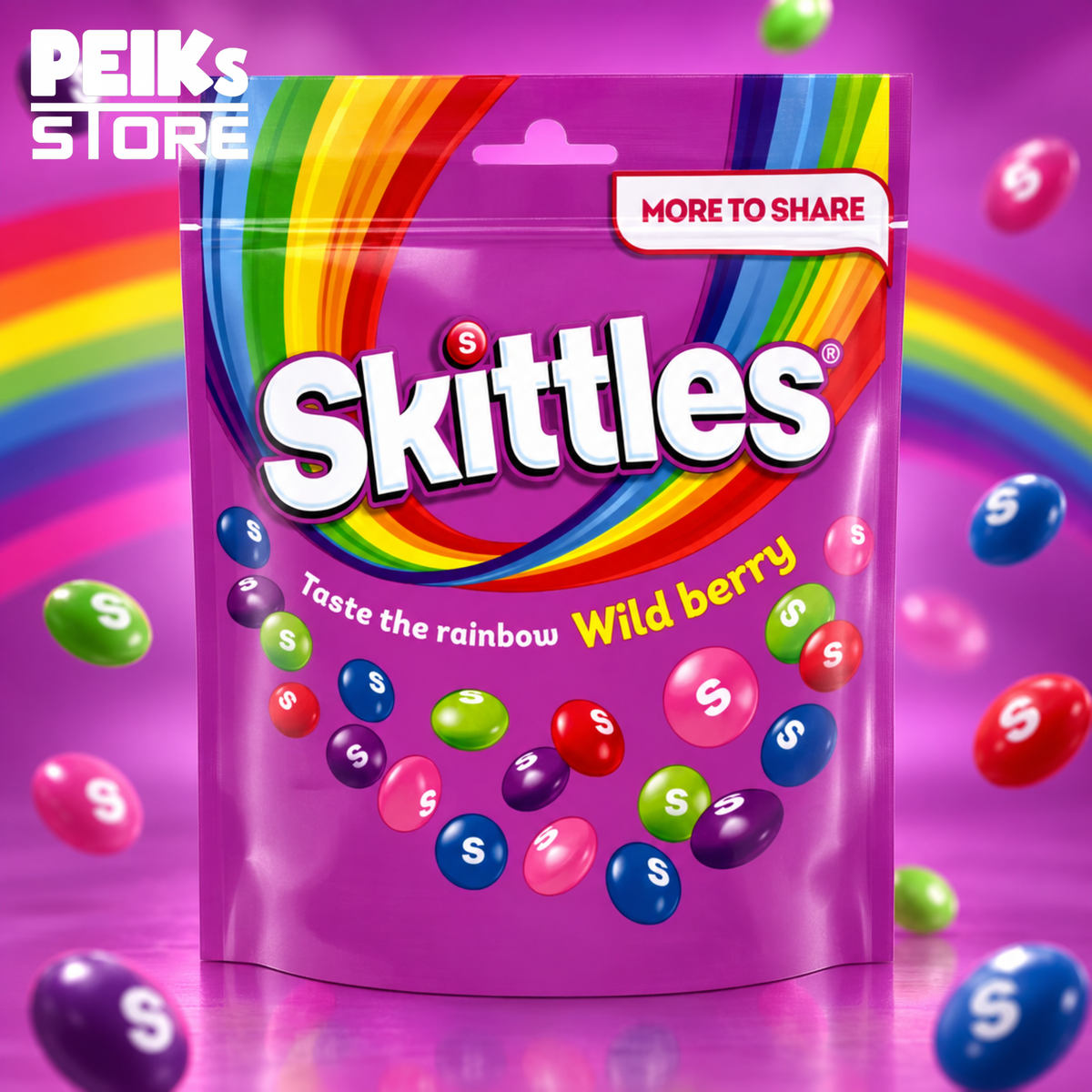 Skittles | Wildberry | UK Import | 136g