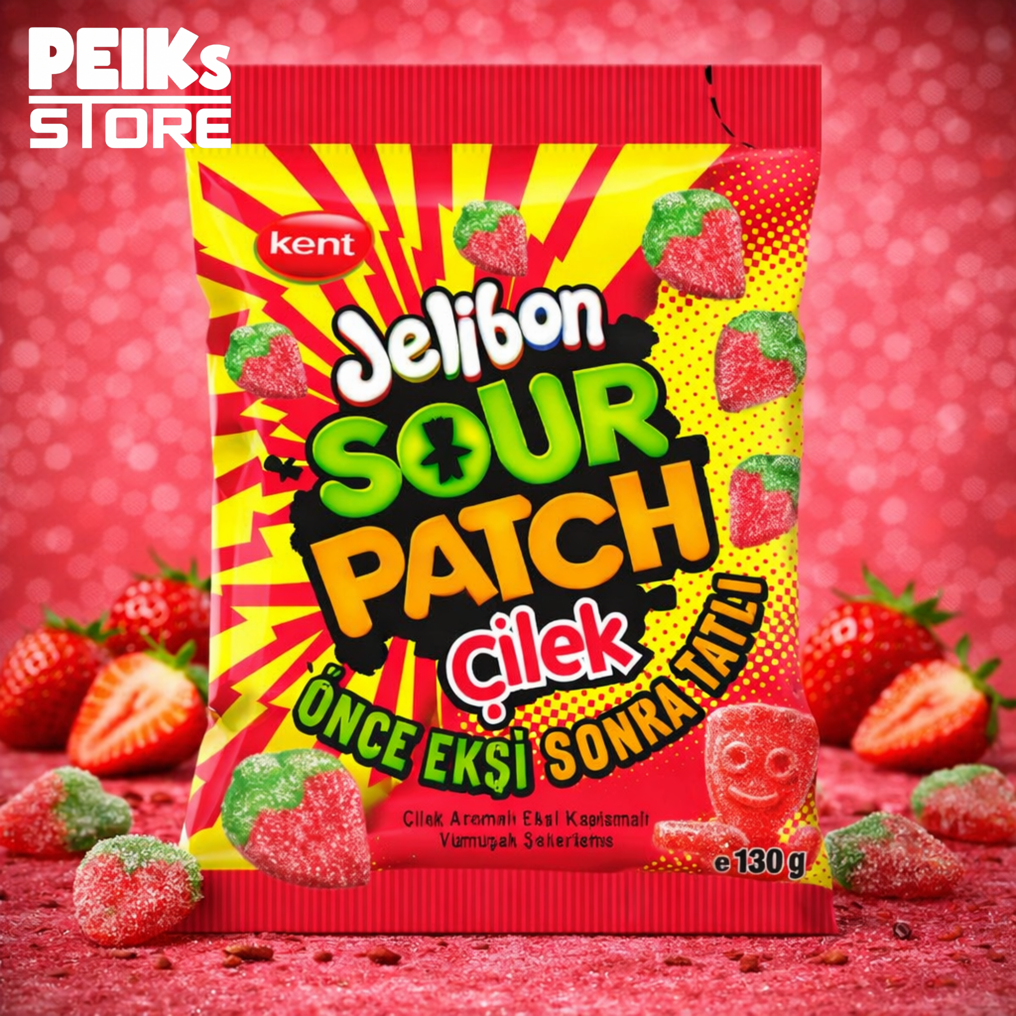 MHD: 11.07.2026 | Sour Patch Kids | Jelibon | Strawberry | 80g