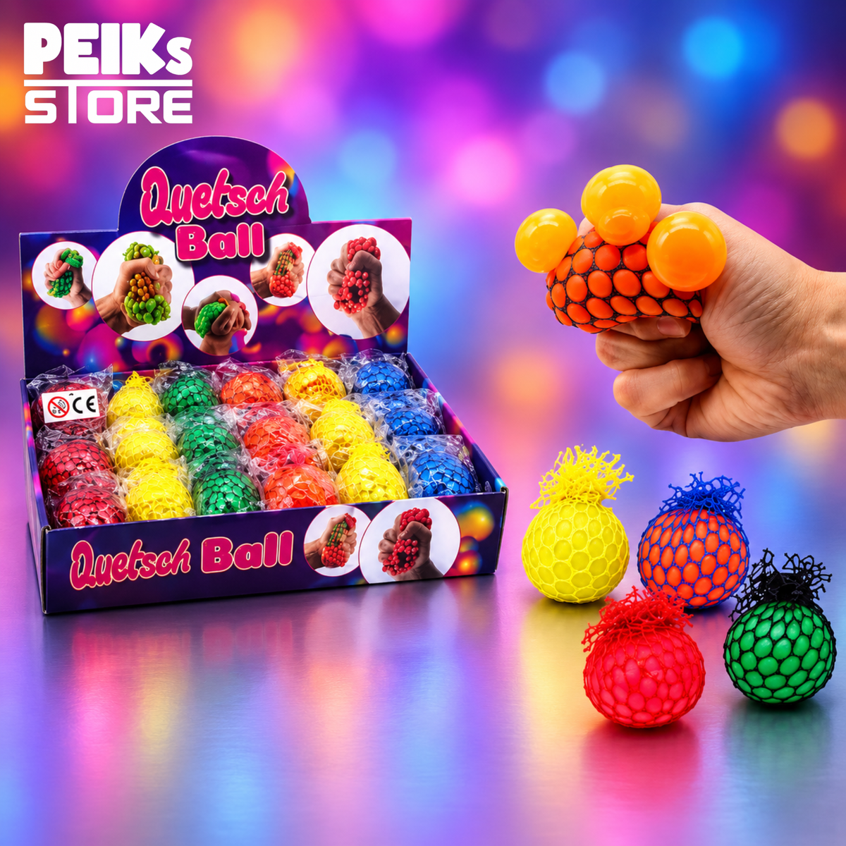 Spielzeug | Squishy Ball | verschiedene Farben