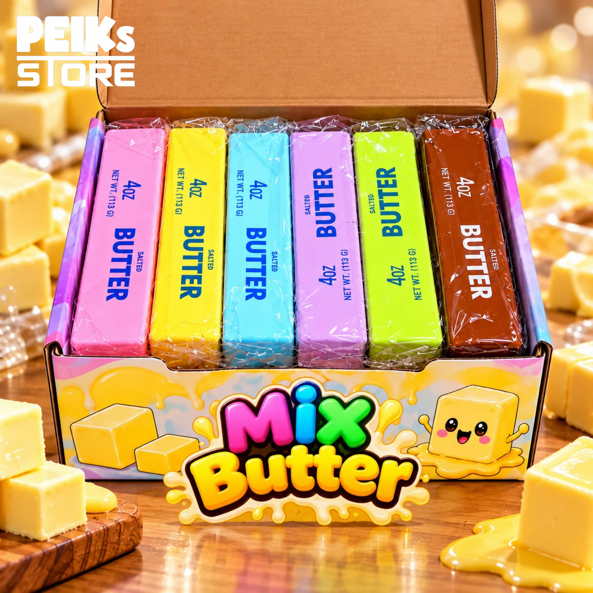 Spielzeug | Squishy Butter Mix | verschiedene Farben