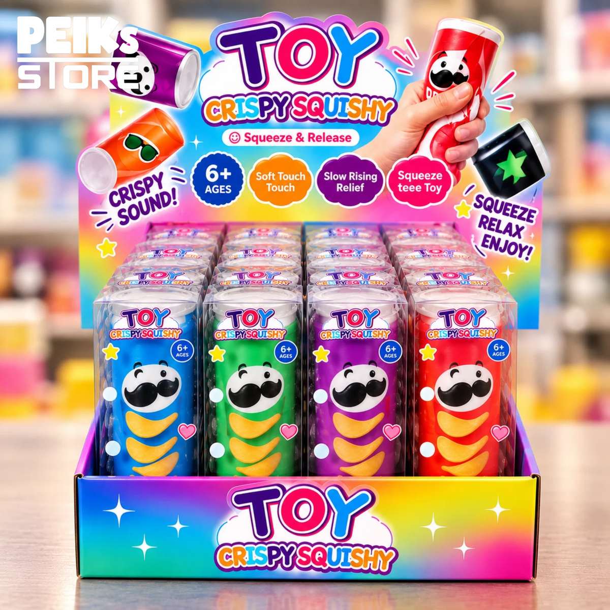Spielzeug | Squishy Crispy Chips | verschiedene Designs