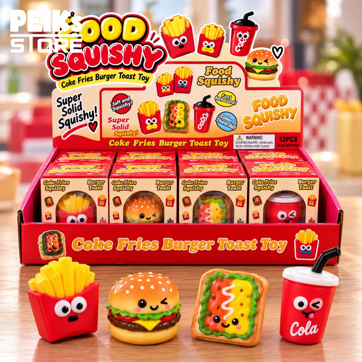 Spielzeug | Squishy Fastfood Mix