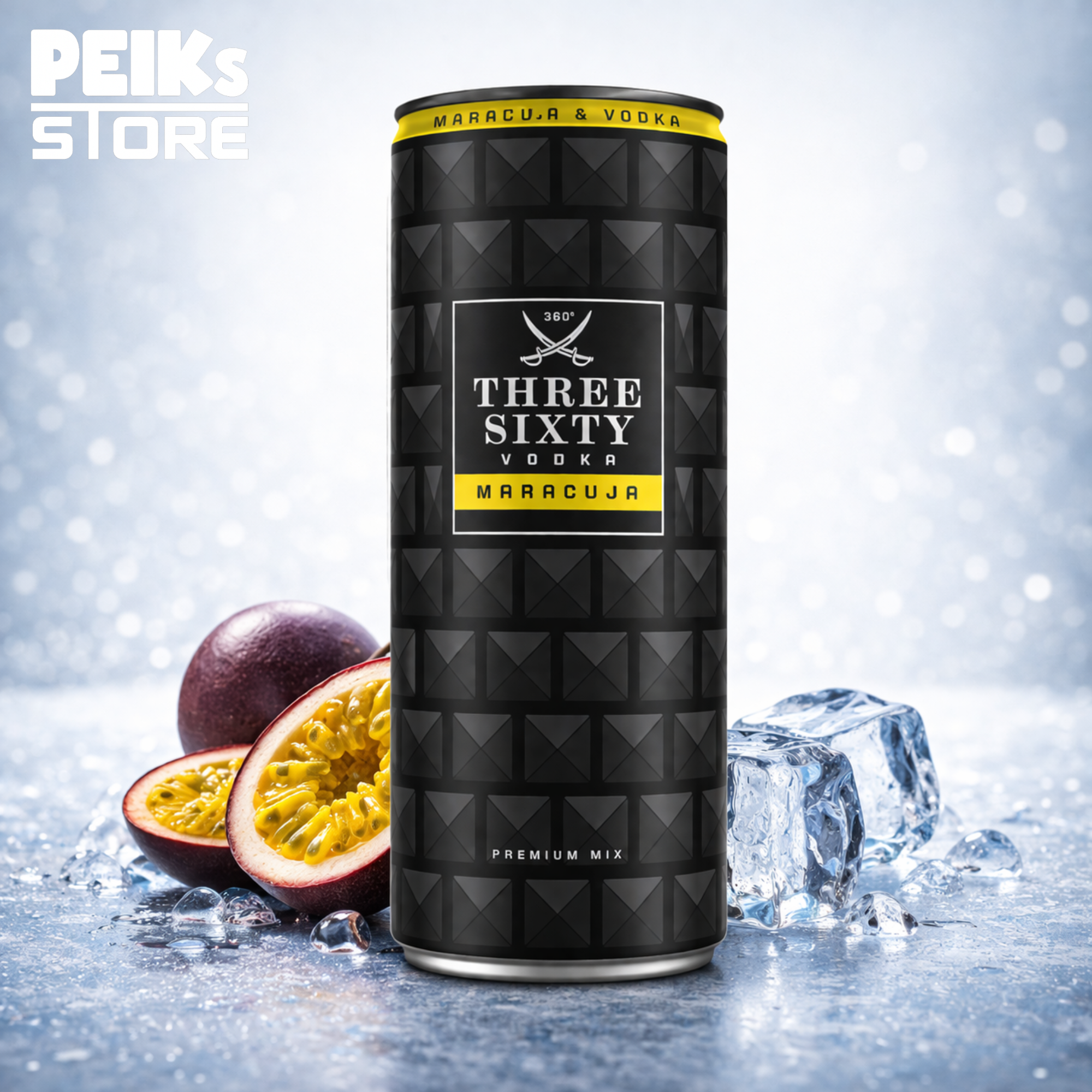 Three Sixty Vodka | Maracuja | 0,33l
