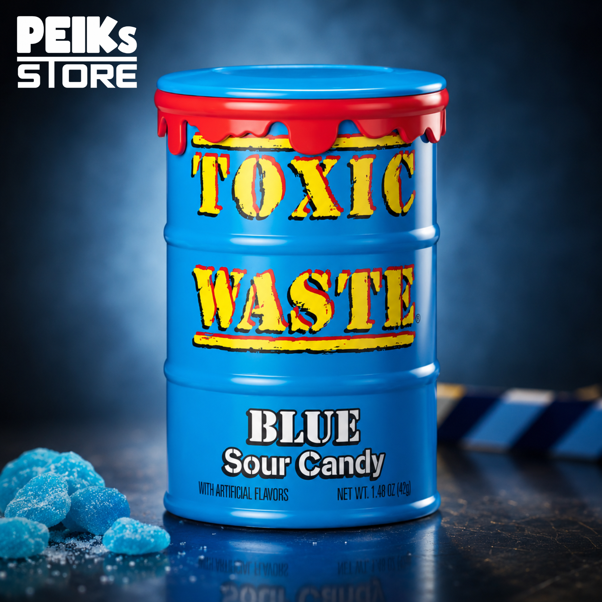 Toxic Waste | Blue Drum | Extrem saure Bonbons | 42g ???