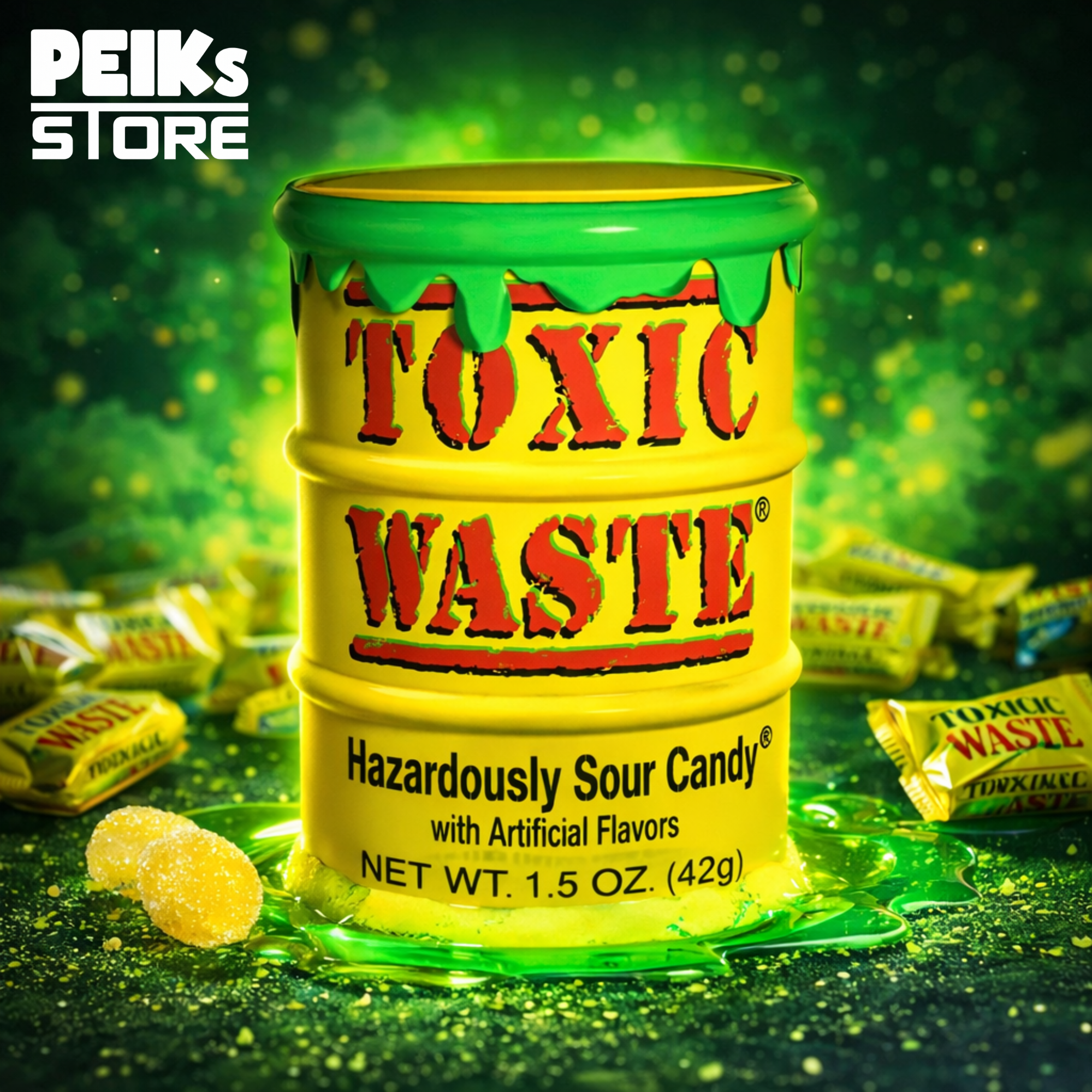 Toxic Waste | Hazardously Sour Candy | 42g ???