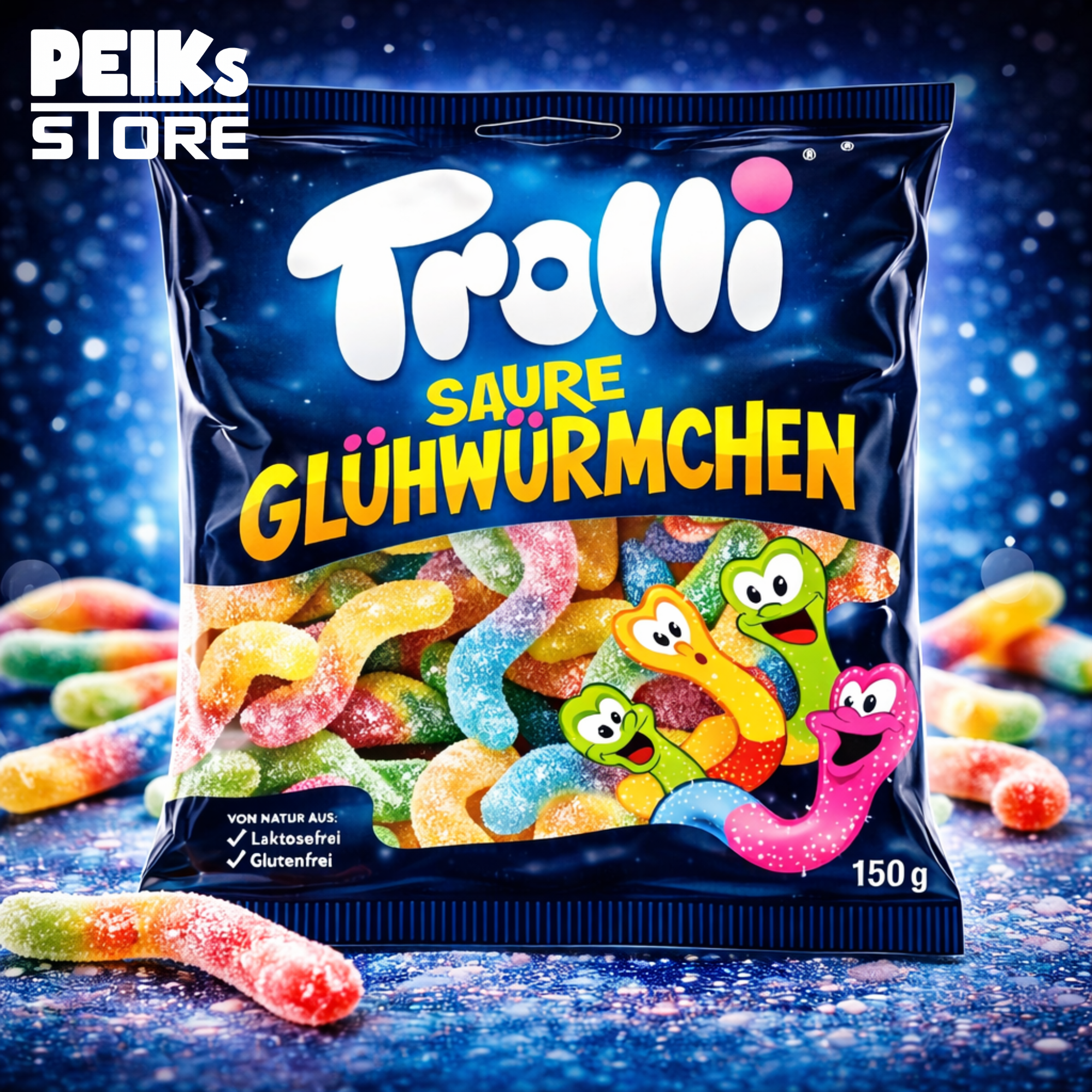 Trolli | Saure Würmer | 150g