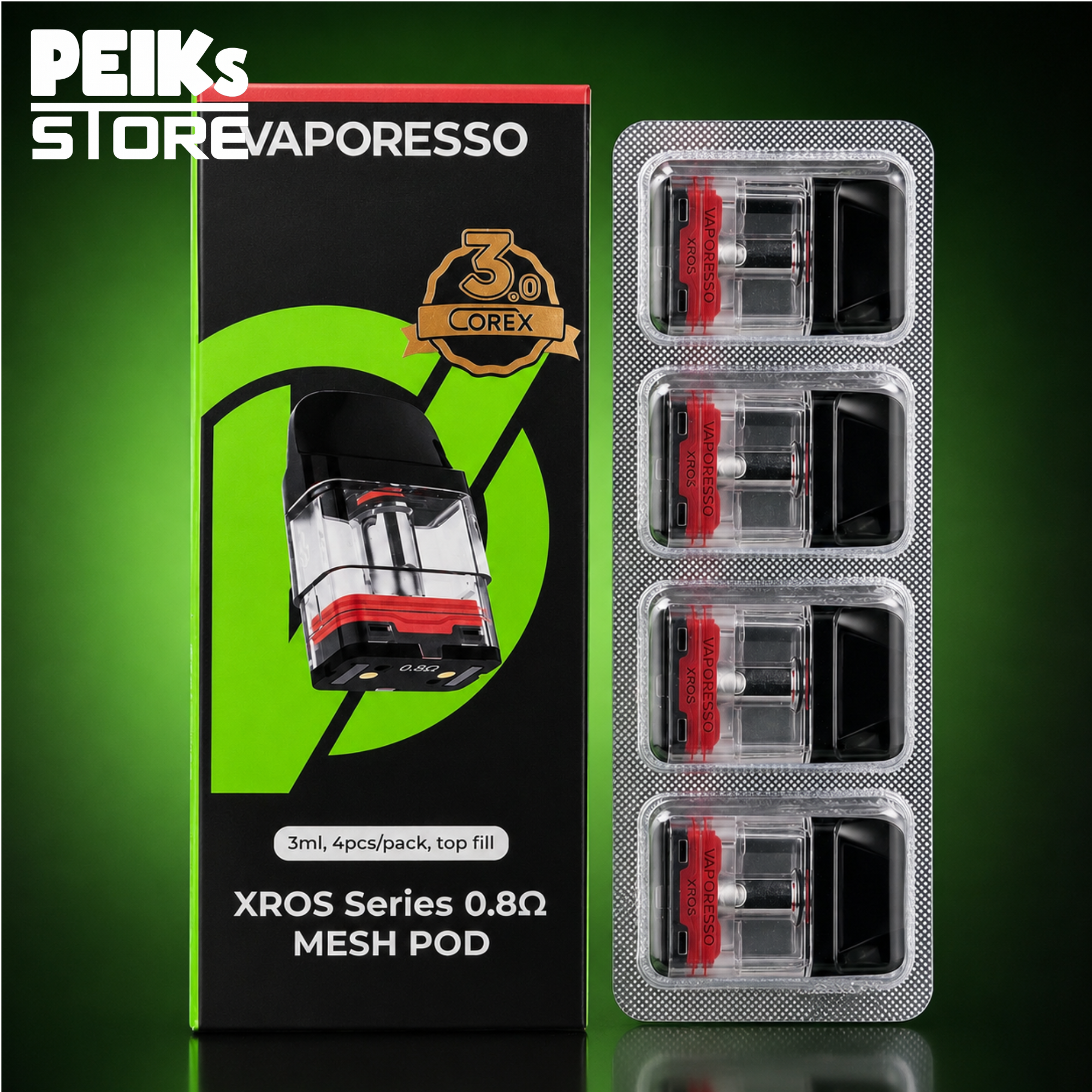 Vaporesso | 4x Xros Series Corex 3.0 | verschiedene Stärken