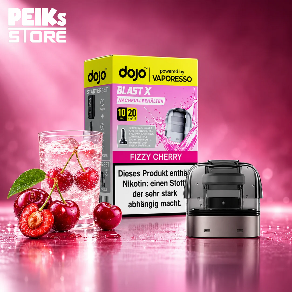 Vaporesso | Dojo Blast X | Pods | verschiedene Sorten