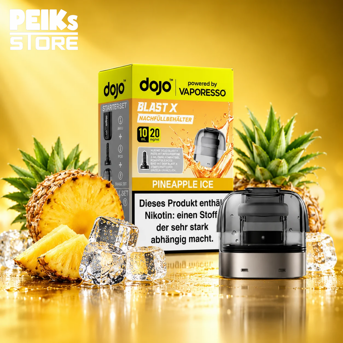 Vaporesso | Dojo Blast X | Pods | verschiedene Sorten