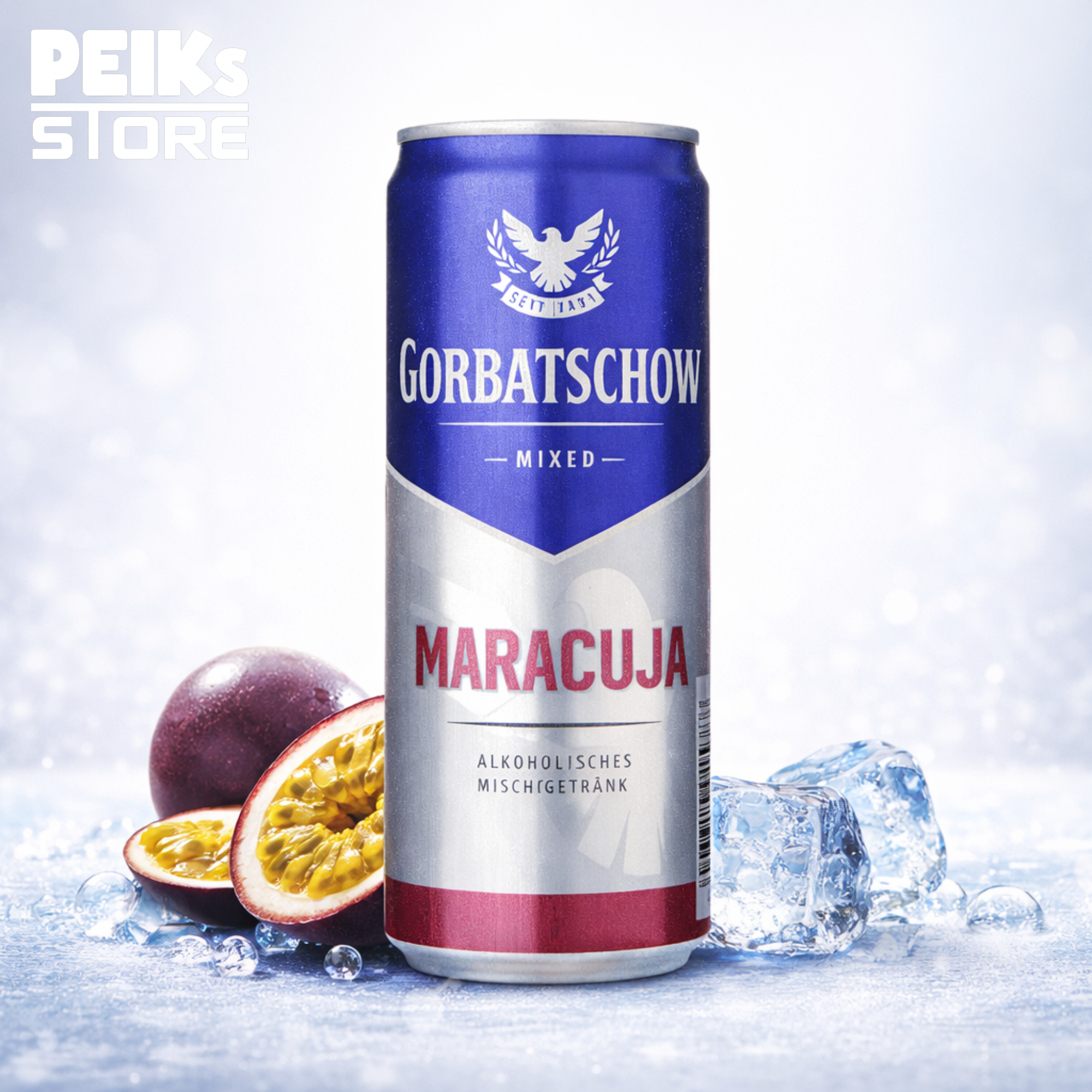 Vodka Gorbatschow | Maracuja | 0,33l | Alk. 10% vol.