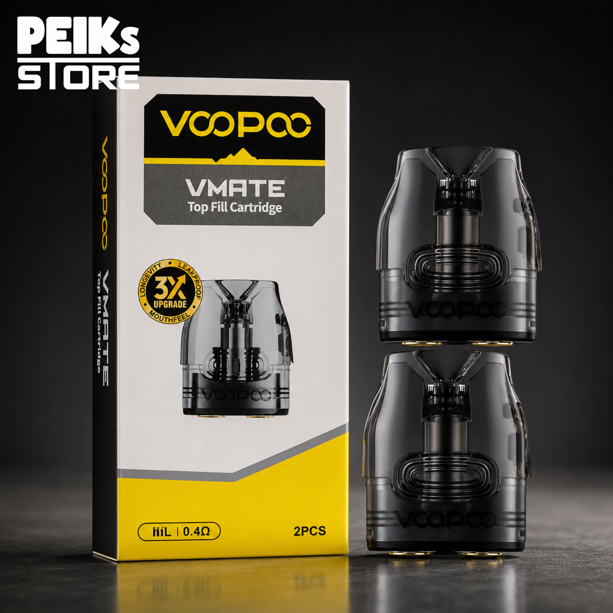 Voopoo | 2x VMate Leerköpfe | verschiedene Stärken