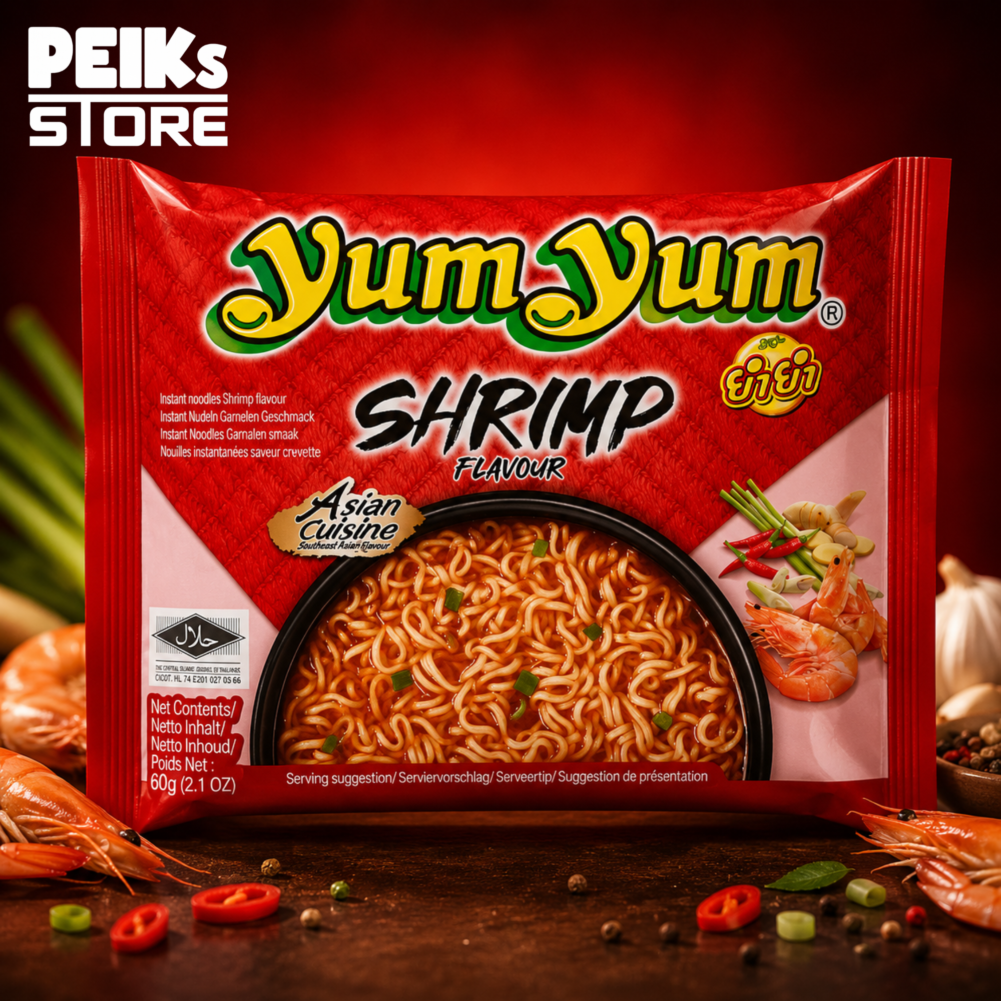 YumYum | Nudeln | Shrimp | 60g